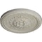 Ekena Millwork Palmetto Ceiling Medallion, Hand-Painted Pot of Cream Crackle, 11 1/2"OD x 1"P CM11PAPCC - alternate 2